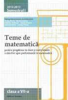 Teme matematica pentru pregatirea clasa