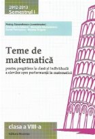 Teme matematica pentru pregatirea clasa