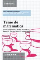 Teme matematica pentru pregatirea clasa