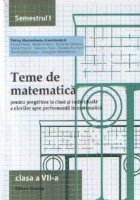Teme de matematica. Semestrul I. Clasa VII