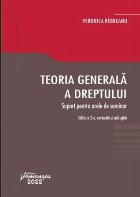 Teoria generală a dreptului : suport pentru orele de seminar