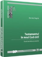 Testamentul noul Cod civil Studii