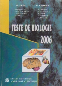 Teste de biologie pentru admiterea in invatamantul superior medical
