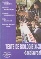 Teste biologie XII Bacalaureat
