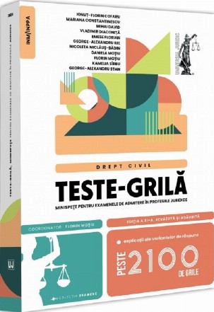 Teste-grilă, minispeţe pentru examenele de admitere în profesiile juridice : drept civil