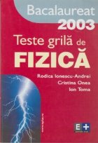 Teste grila fizica Bacalaureat 2003