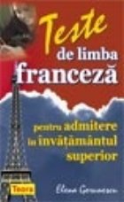 Teste de limba franceza pentru admiterea in invatamantul superior