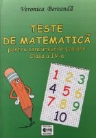 Teste matematica pentru concursurile scolare
