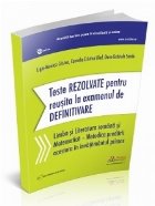 Teste rezolvate pentru reusita la examenul de definitivare invatatori