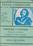 Texte Comentate Dimitrie Cantemir Hronicul