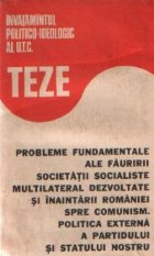 Teze Probleme fundamentale ale fauririi