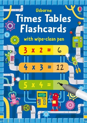 Times tables flash cards
