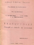 Traductoare. Principii si metode de proiectoare (Pentru uzul studentilor)
