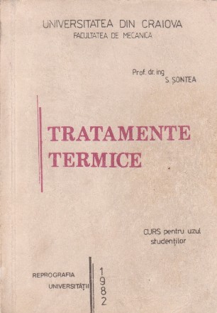 Tratamente termice - Curs pentru uzul studentilor