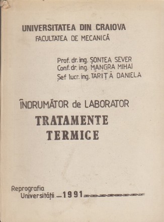Tratamente Termice - Indrumator de Laborator