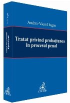 Tratat privind probaţiunea în procesul penal