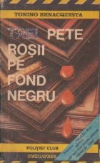 Trei pete rosii fond negru