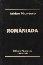 Trilogia carunta Romaniada Poezii noi