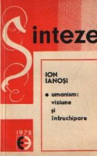 Umanism: viziune si intruchipare