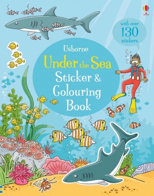 Under the sea sticker and colouring book