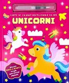 Unicorni : carte de colorat reutilizabilă cu apă