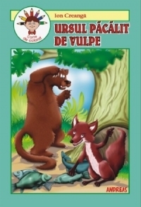 Ursul pacalit de vulpe. Carte de colorat