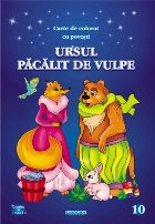 Ursul pacalit vulpe carte colorat