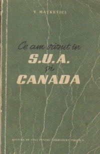Ce am vazut in S.U.A. si Canada
