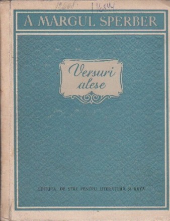 Versuri Alese - A. Margul Sperber