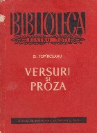 Versuri si proza (Topirceanu)