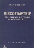 Viscozimetrie si elemente de teorie a viscozitatii