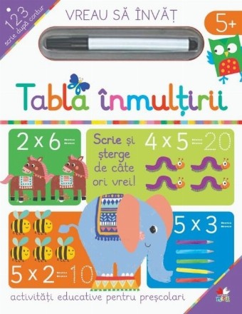 Vreau sa invat. Tabla inmultirii