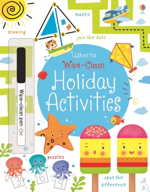 Wipe-clean holiday activities